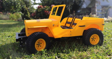RC Jeep aus dem 3D Drucker